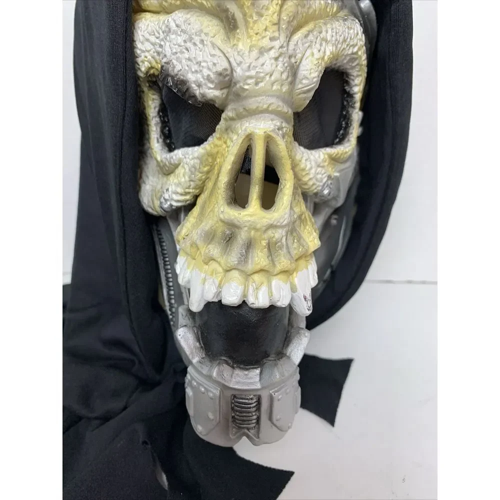 Halloween Full Face Skull Mask Ghoul by Easter Unlimited  Scary Horror Vintage